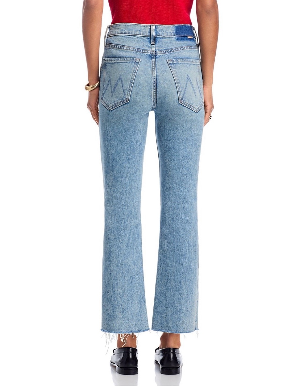 Never worn- MOTHER The Tripper Flood Fray Jeans – Left In The Dust Sz 25 - Picture 3 of 7